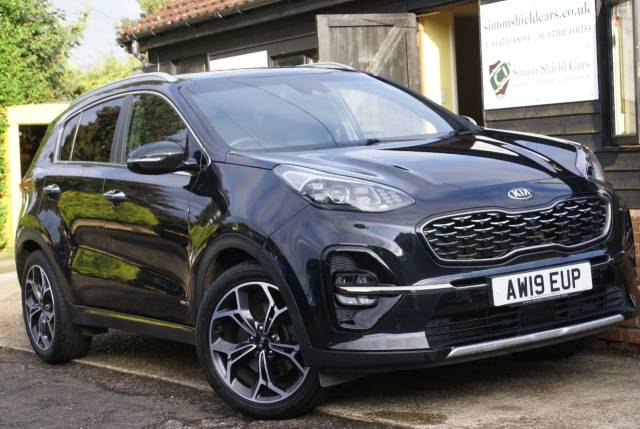 Kia Sportage 1.6T GDi GT-Line S 5dr DCT Auto [AWD] Estate Petrol Black Metallic