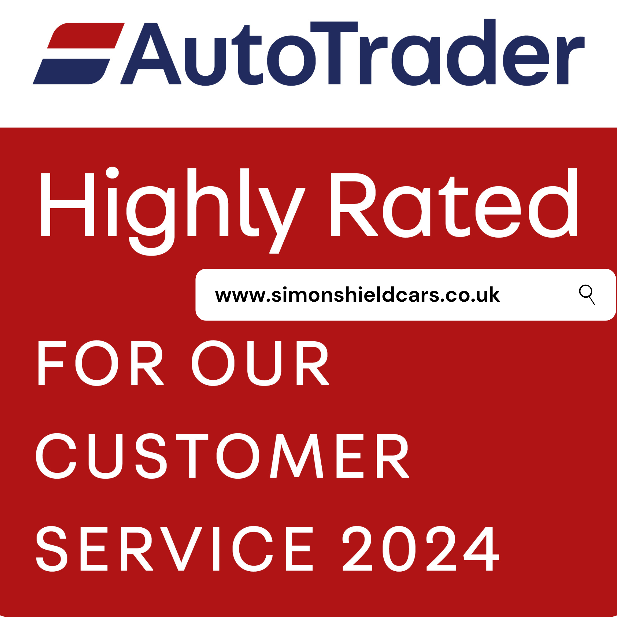 Simon Shield Cars Wins Autotrader Highly Rated Customer Service Award for Eight Years Running